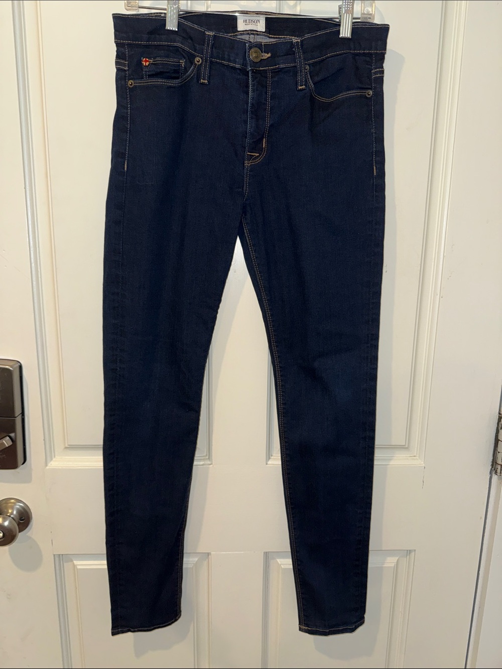 Hudson Jeans Men Skinny Jeans in Deep Indigo